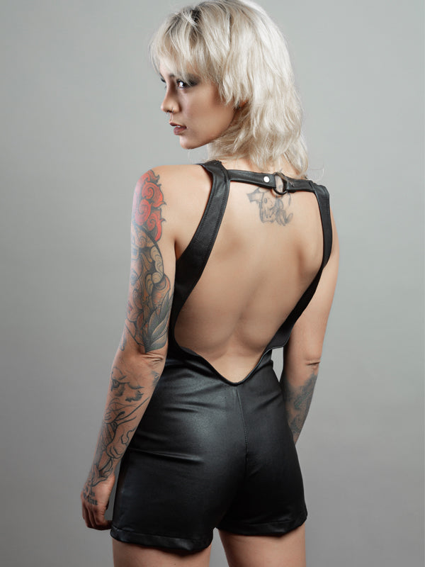 Ara Jumpsuit - Faux Leather
