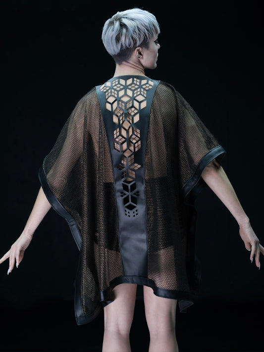 Cube Kimono - Gold