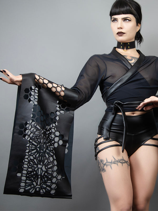 Yaya Crop Kimono