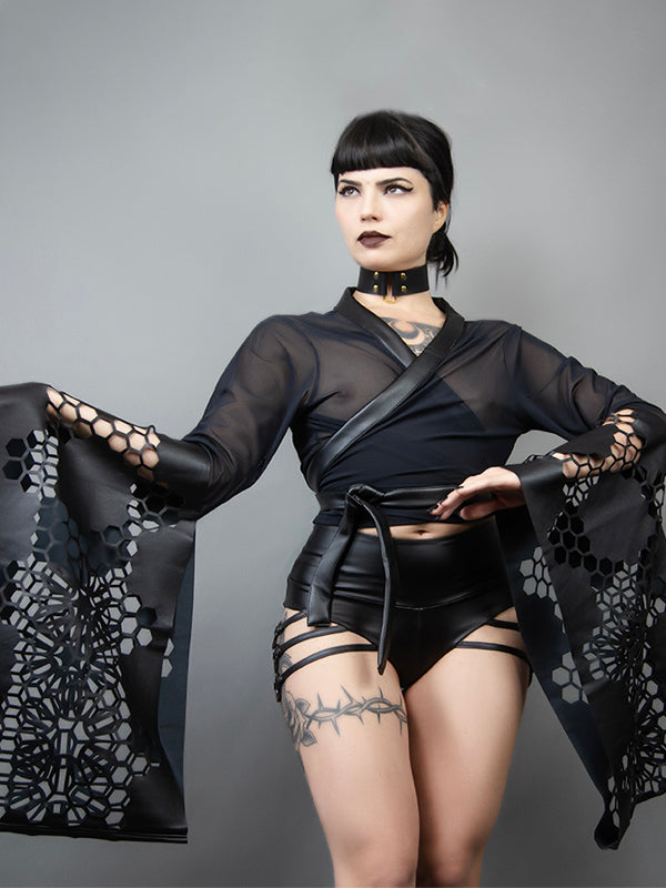 Yaya Crop Kimono