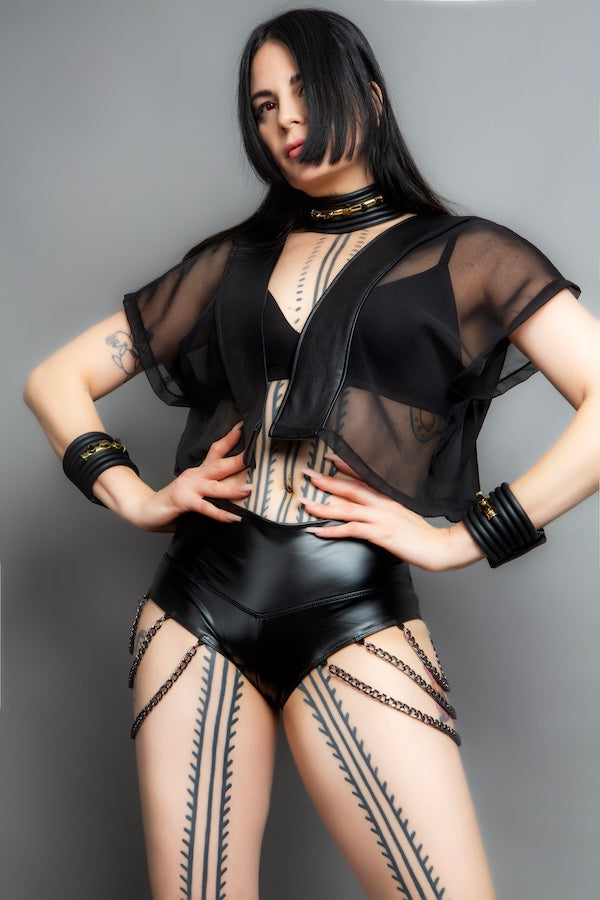 Chain Panties - Faux Leather