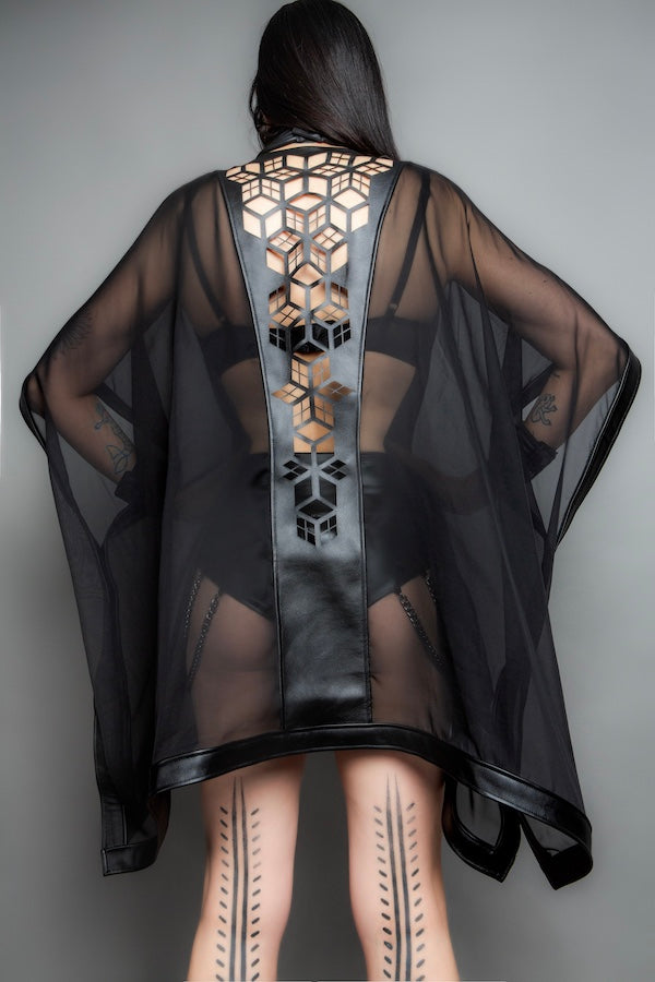 Cube Kimono - Transparent