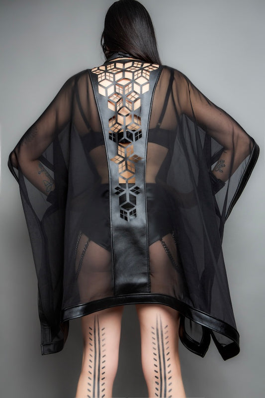 Cube Kimono - Transparent