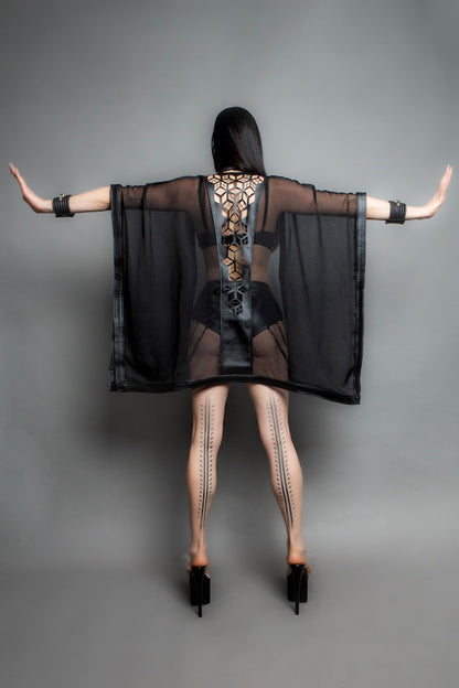 Cube Kimono - Transparent
