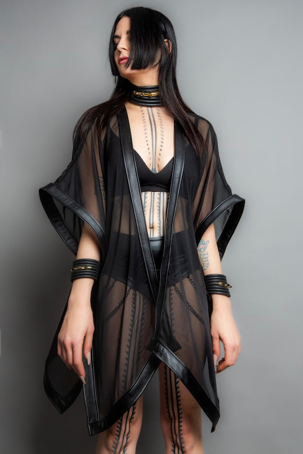Cube Kimono - Transparent