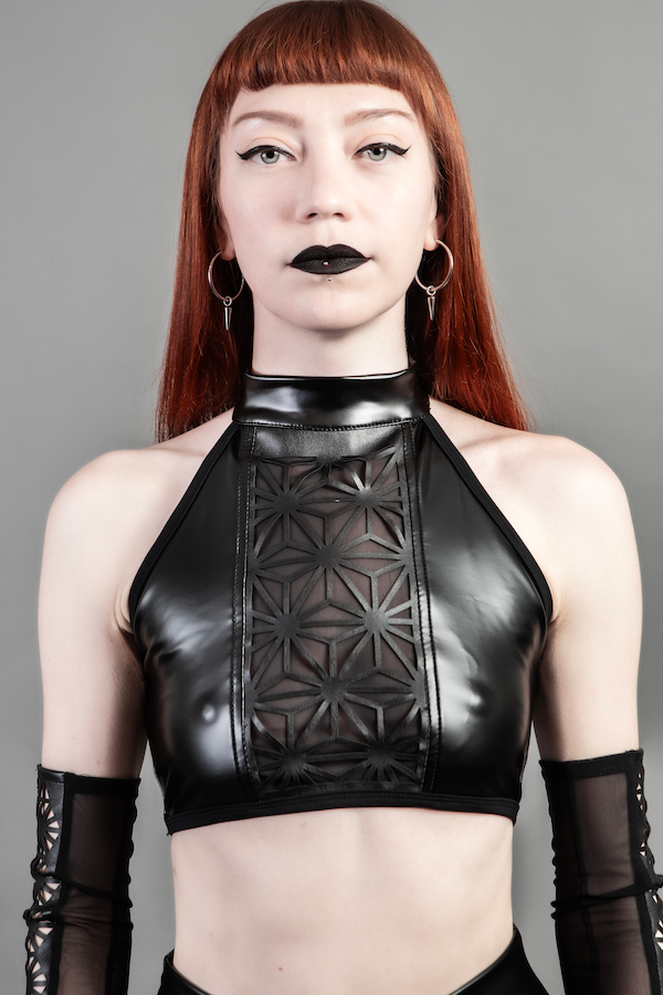 Xalarah top - faux leather
