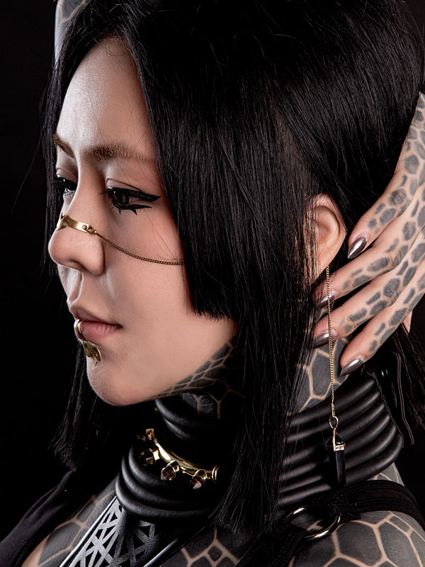 Vespertillion Nosechain - Brass